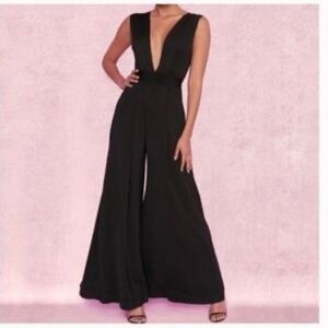House of CB black bandage jumpsuit Size XS.